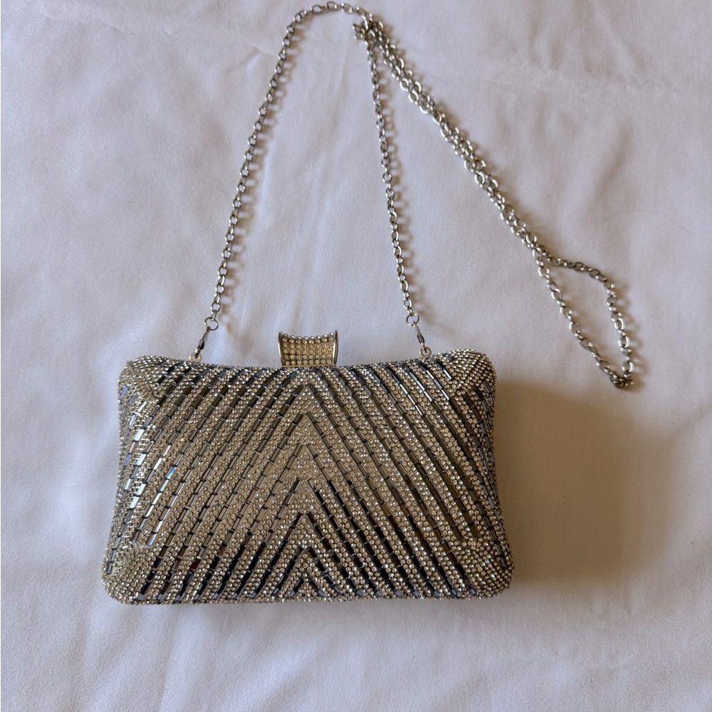 Silver Evening handbag